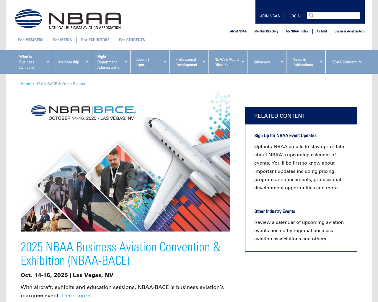 2026 NBAA Business Aviation Convention & Exhibition (NBAA-BACE)